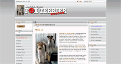 Desktop Screenshot of foxterrierrescue.net